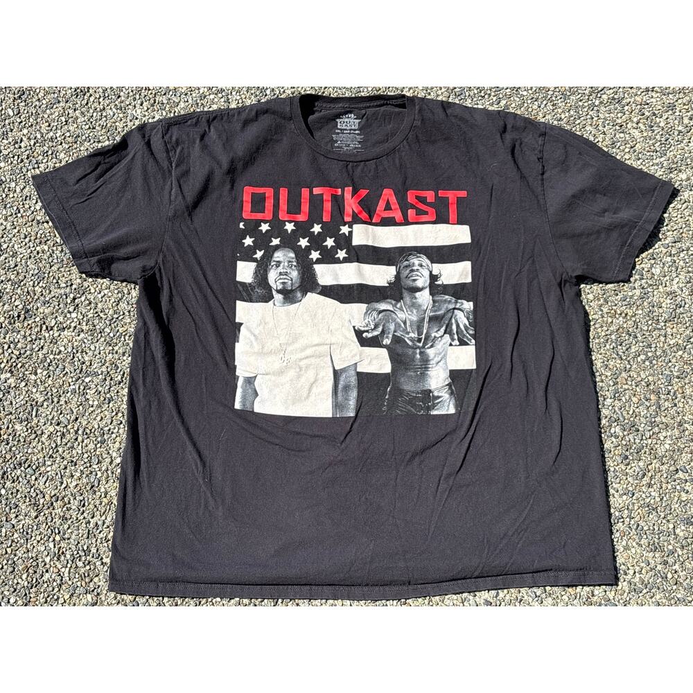OutKast Stankonia Andre 300 Big Boi XXXL 3XL black cotton shirt